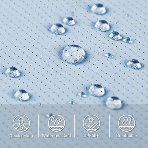 เสื้อเชิ้ตเดินป่าผู้ชาย 100% โพลีเอสเตอร์ เนื้อผ้าระบายอากาศได้ดี ทรงปกติ ไม่ยับ เป็นมิตรกับสิ่งแวดล้อม สวมใส่ง่าย เสื้อเชิ้ตผู้ชาย - Product Image 4