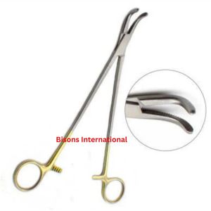 ที่จับเข็มโค้ง Heaney ขนาด 26 ซม. ยี่ห้อ BISONS ผลิตจากทังสเตนคาร์ไบด์ TC สำหรับผ่าตัด ทำจากสแตนเลสสตีล - Product Image 1