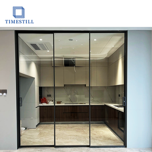 <span class=keywords><strong>Puerta</strong></span> <span class=keywords><strong>corredera</strong></span> con enlace OPK de aspecto sin marco, <span class=keywords><strong>vidrio</strong></span> templado de 8mm, sistema de riel de techo - Product Image 3