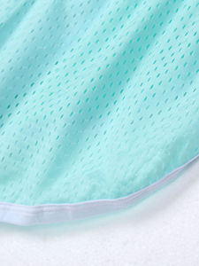 กางเกงขาสั้นตาข่ายผู้ชาย มีกระเป๋า เอวยางยืด ผ้าตาข่ายโพลีเอสเตอร์ 100% เพื่อความสบาย สไตล์นักกีฬา กางเกงขาสั้นตาข่ายยอดนิยม - Product Image 3