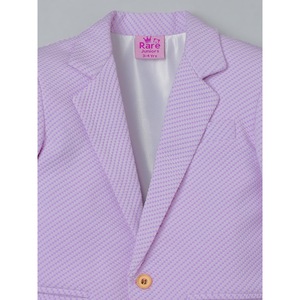เสื้อเบลเซอร์เด็กผู้ชายสีลาเวนเดอร์แบบมีลาย - Product Image 3