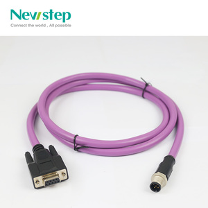 M12 không thấm nước IP67 IP68 che chắn góc phải nữ nam overmolding TPU PVC Pur 2 3 4 5 6 8 12pin cắm Bảng điều khiển kết nối cáp - Product Image 6