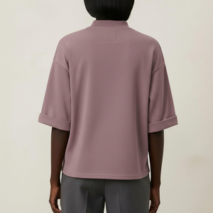 Camisetas Extra Grandes para Mujer, Estilo Urbano, Ecológicas, 100% Algodón, Alta Calidad, Camisetas Extra Grandes de Verano para Mujer, Servicio OEM - Product Image 5