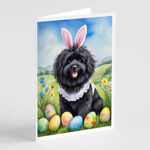 Puli <b>Easter</b> <b>Egg</b> <b>Hunt</b> Greeting Cards Pack of 8 Whimsical A7 Size 5x7 Blank Note Cards with Envelopes - Product Image 1