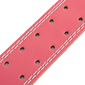 Custom Ladies Gym Workout <b>Pink</b> Leather Lever <b>Belt</b> Gym Fitness Weightlifting & Dead Lifting <b>Belt</b> - Product Image 5