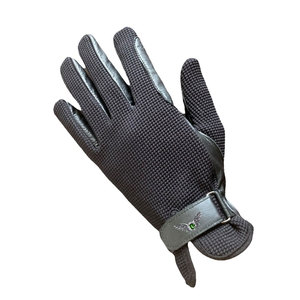 Wear Resistant Full Finger Equestrian Gloves for Men <b>Women</b> with Secure Grip Breathable Mesh <b>Back</b> Synthetic Leather Palm Gloves - Product Image 4