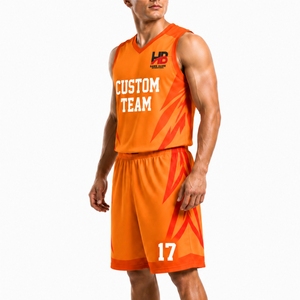 Maillot et short de basket-ball personnalisés pour joueurs de basket-ball modernes, débardeur à col en V et short athlétique anti-transpiration - Product Image 3