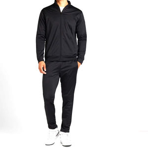 Ensemble veste coupe-vent et short en nylon pour homme, logo brodé personnalisé, polyester et coton, ensemble de jogging deux pièces unisexe - Product Image 1