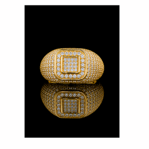Anillo de boda exclusivo con diamante cultivado en laboratorio, engaste de canal en oro macizo, joyería de lujo para aniversario, regalo para hombre - Product Image 1