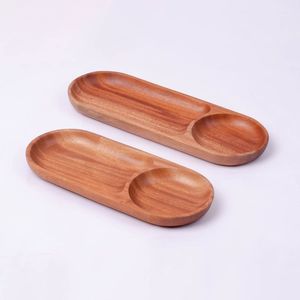 Top Trending Wooden Chip and Dip Serving Tray Elegant Acacia Wood Snack Platter With Separate Bowl for Dips latest - Product Image 3