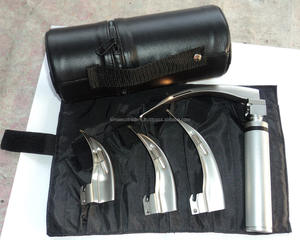 Laryngoscope à fibre optique McIntosh SET de 4 lames avec 4 lampes - Product Image 5