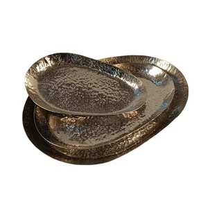 Bandeja de Servicio Rectangular de Acero Inoxidable Pulido Espejo, Bandeja Metálica para Alimentos para Restaurante, Hotel y Cocina Doméstica - Product Image 1