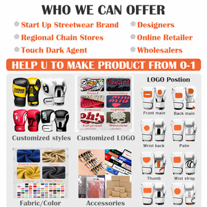 Customized Professional Boxing Set High Quality White Blue Leather Training Gear With Full Face Head & Groin Guard Boxing Gloves - Product Image 6