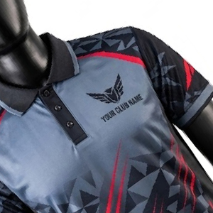 Polo de sublimation personnalisé avec nom de l'entreprise et logo du club, haute qualité, impression intégrale, vêtements de sport, tissu respirant à séchage rapide pour le golf - Product Image 4