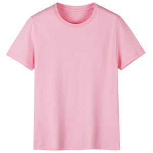 Camiseta de Hombre de Algodón Peinado de Manga Corta con Diseño de Logotipo Personalizado OEM, Impresión Frontal, Color Sólido, Secado Rápido y Transpirable - Product Image 1