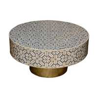 Collection de tables basses en os incrusté, design moderne fait main, pour le cœur de votre salon, mobilier de maison, tabourets et tables d'appoint