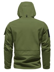 Professional Softshell Jacket Men's Outdoor Waterproof Tactical Work Jacket Windproof Breathable Fleece <b>Lined</b> <b>Coat</b> Custom - Product Image 5