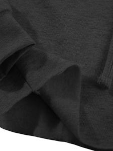Ensemble de survêtement d'hiver en molleton de coton personnalisé de haute qualité pour femmes, style hip-hop, avec broderie 3D et sweat à capuche court - Product Image 5