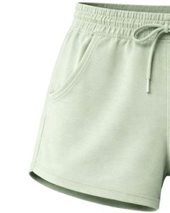 กางเกงขาสั้นผู้หญิงสีพีชเอวยางยืดพร้อมเชือกผูกเอว สวมใส่สบาย เหมาะสำหรับออกกำลังกาย ใส่ลำลองในฤดูร้อน หรือใส่ในชีวิตประจำวัน - Product Image 4