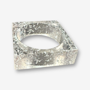 Bague en résine taille princesse, sculpture artistique, accessoire décoratif pour la maison, couleur ambre rouge, forme ronde, Saint-Valentin, Noël - Product Image 2