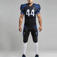 Uniforme de football américain de qualité supérieure en polyester, tissu léger et respirant, coupe athlétique, conçu pour l'entraînement en équipe