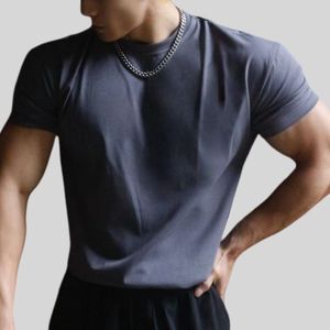 เสื้อยืดคอกลมผ้าฝ้ายสำหรับผู้ชาย แบบยุทธวิธี เหมาะสำหรับเดินป่า ล่าสัตว์ ฝึกซ้อม ดีไซน์ลำลองแบบถัก - Product Image 4