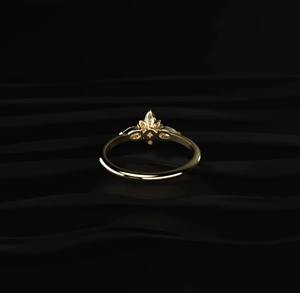 Anillo de Diamantes de Oro de 18K de Lujo y Calidad Premium para Mujer, Regalo de Joyería Fina para Boda, Compromiso o Aniversario, Disponible para la Venta - Product Image 2