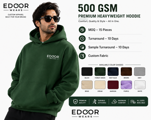 Sudaderas con Capucha Extra Grandes de Alta Calidad, 500 GSM, Algodón Grueso, Personalizadas, Sin Cordón, Unisex, con Logotipo Personalizado, Tallas Grandes para Hombre - Product Image 4