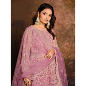 Robe de mariée de créateur, robe de soirée avec bas et dupatta - Product Image 4