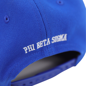Phi Beta Sigma Snapback Cap Royal Blue Greek Letter <b>Hat</b> Adjustable <b>Flat</b> Brim Sorority Fraternity Apparel Stylish Cap - Product Image 5
