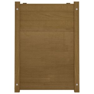 In legno massello pino giardino fioriera miele marrone 39.4 "x 19.7" x 27.6 "vasi da fiori e fioriere - Product Image 4