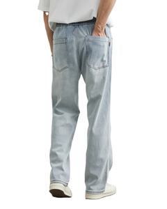 Haute qualité nouvelle tendance hommes Plaid 2025 Streetwear étiquette personnalisée coupe ample taille moyenne droite bleu Stretch pantalon en gros - Product Image 5