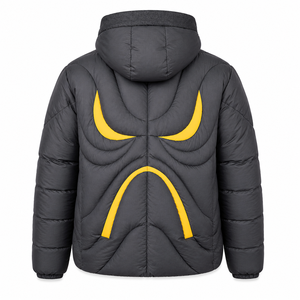 <b>Mens</b> Winter Puffer <b>Jacket</b> Windproof <b>Fleece</b> <b>Lined</b> Outdoor Sports <b>Jacket</b> Custom Gym Active Polyester/Cotton Front Logo - Product Image 6