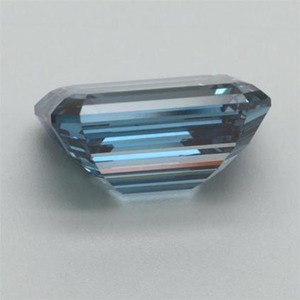 Diamante Azul Intenso de Corte Esmeralda Cultivado en Laboratorio, Certificado por IGI, Diamante Azul Suelto para Anillo de Compromiso, 1-5 Quilates, VVS VS - Product Image 4