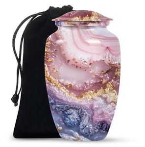 Urna vibrante con diseño en espiral, un innovador recurso para recordar a los seres queridos, urna funeraria para cenizas humanas, recuerdo decorativo. - Product Image 1