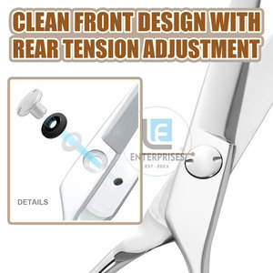Ciseaux de toilettage pour animaux de compagnie en acier inoxydable de qualité supérieure à prix avantageux pour chats et chiens, vente directe d'usine - Product Image 6