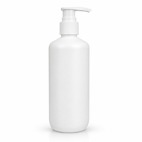 Bouteille ronde en HDPE de 300 ml avec pompe à lotion |   Flacon d'emballage cosmétique pour lotion, shampoing, crème, savons, produits de soin de la peau pour la beauté
