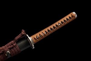 Espada Katana Hecha a Mano de Acero al Carbono de 60 cm con Mango de Madera y Funda, Hoja Recta de Grado Industrial OEM - Product Image 4