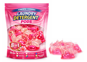 Potentes Cápsulas de Lavandería Halal Ecológicas 8 en 1, Multilimpieza con Enzimas Vegetales, Protector de Color, Lavado Automático en Máquina - Product Image 5