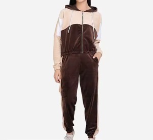 Conjunto Deportivo de Terciopelo Cómodo para Mujer, con Logotipo Personalizado, Traje de Velour para Correr, Yoga y Gimnasio, Transpirable - Product Image 5