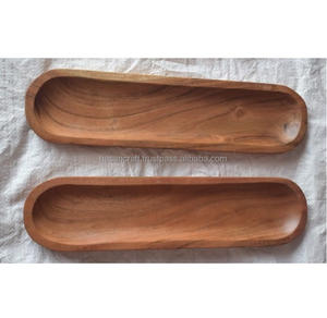 Tazón de masa de madera natural hecho a mano, característica desechable ecológica, superventas, producto para fiestas en casa, hotel, restaurante, venta al por mayor - Product Image 6