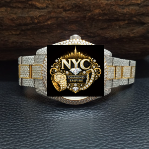 NYC DIAMOND Reloj de lujo para hombre con caja cuadrada de acero inoxidable, esfera de 41 mm, movimiento mecánico, edición limitada, cierre plegable analógico - Product Image 1