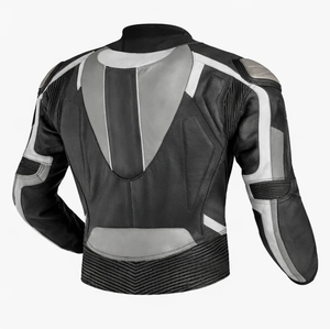Chaqueta de Carreras Obsidian Stride GSX de Cuero, Impermeable, de Secado Rápido, con Protección CE Nivel 2, para Motociclismo y Pistas, con Protección Speed Hump - Product Image 2