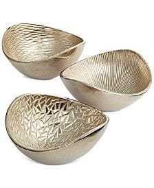 Vintage Silver Plated Footed <b>Ice</b> <b>Cream</b> Bowls Set of 3 Polished Metal Dessert <b>Dishes</b> - Product Image 1