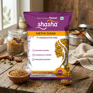Shasha Whole Kasuri Methi 100g Feuilles de fenugrec séchées de qualité supérieure - Product Image 3