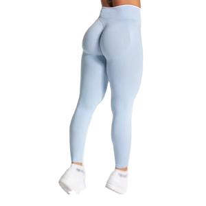 Women's High Waist Seamless Scrunch Leggings for Yoga Running Gym <b>Exercise</b>-Hip Lifting Fitness Pants - Product Image 4
