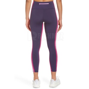 Women's Gym Fitness Leggings Full Length Customizable Elastic Waist Print High Quality Spandex/Polyester Seamless <b>Yoga</b> <b>Pants</b> - Product Image 3