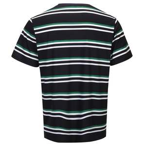 T-shirt à manches courtes pour homme, imprimé léopard sur le devant, col rond, coupe classique, jersey tricoté en coton respirant 300g - Product Image 2