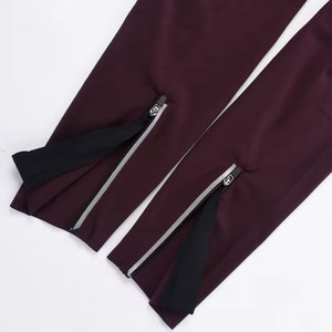 Jambières en tricot noir pour femmes, motif géométrique, épaisses, chaudes, pour usage quotidien, ajustables, en spandex extensible, imprimé floqué - Product Image 5
