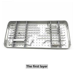 Kit de Instrumentos Ortopédicos Manuales para Extremidades Superiores, Juego de Instrumentos Quirúrgicos Veterinarios de Acero Inoxidable con Placa de Bloqueo, CE por Dentavex - Product Image 5